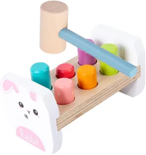 1 Set Hammer Game Whack for Portable Hammering Plaything for Early Education Promotes Muscle Development for Home Park School