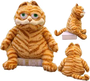 11.8 Inch Ugly Cat Plush Cute Cat Plush Toy-Deeply Loved by Kid Yellow Fat Cat, Lazy Yellow Fat Cat Plush Toy, Derived from Kid Favorite Cartoon animations