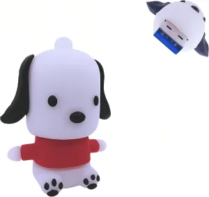 128GB USB 3.0 Flash Drive Novelty Cartoon Puppy Dog High Speed Pen Drive Data Storage