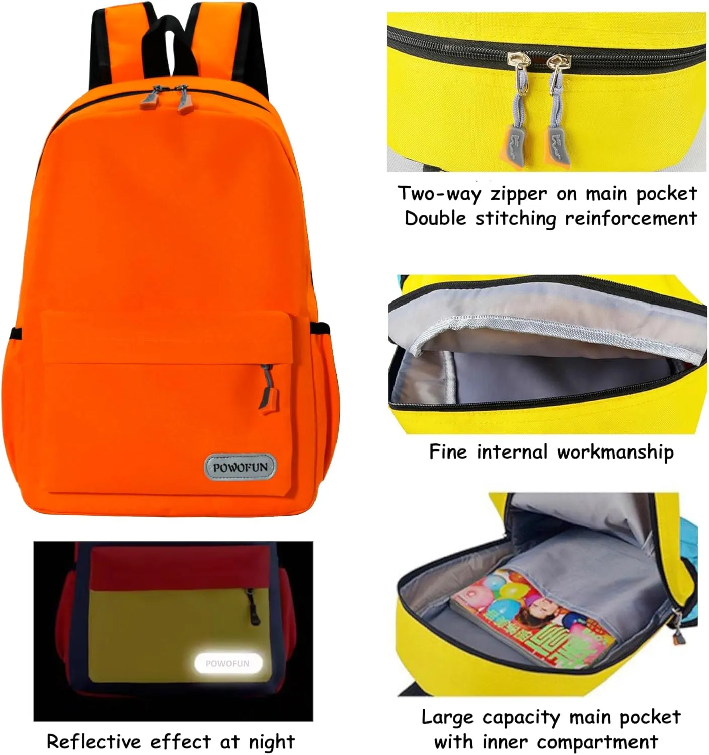 15 inch Kids Backpack Lightweight Elementary School bag Kindergarten Bookbag Casual Travel Daypack