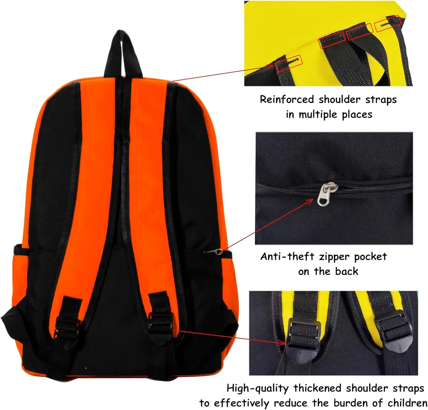 15 inch Kids Backpack Lightweight Elementary School bag Kindergarten Bookbag Casual Travel Daypack
