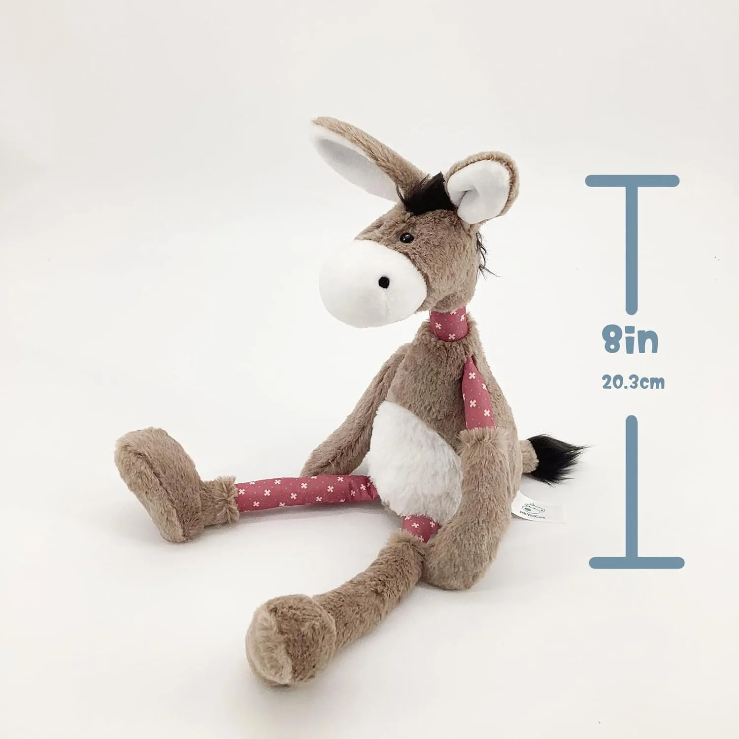 15 Inches Donkey Stuffed Animals,Stuffed Donkey Animal for Boys and Girls,Donkey Plush Toy for Newborn Baby,Great Donkey Gifts on Birthday,Baby Shower,Christams,Machine Washable