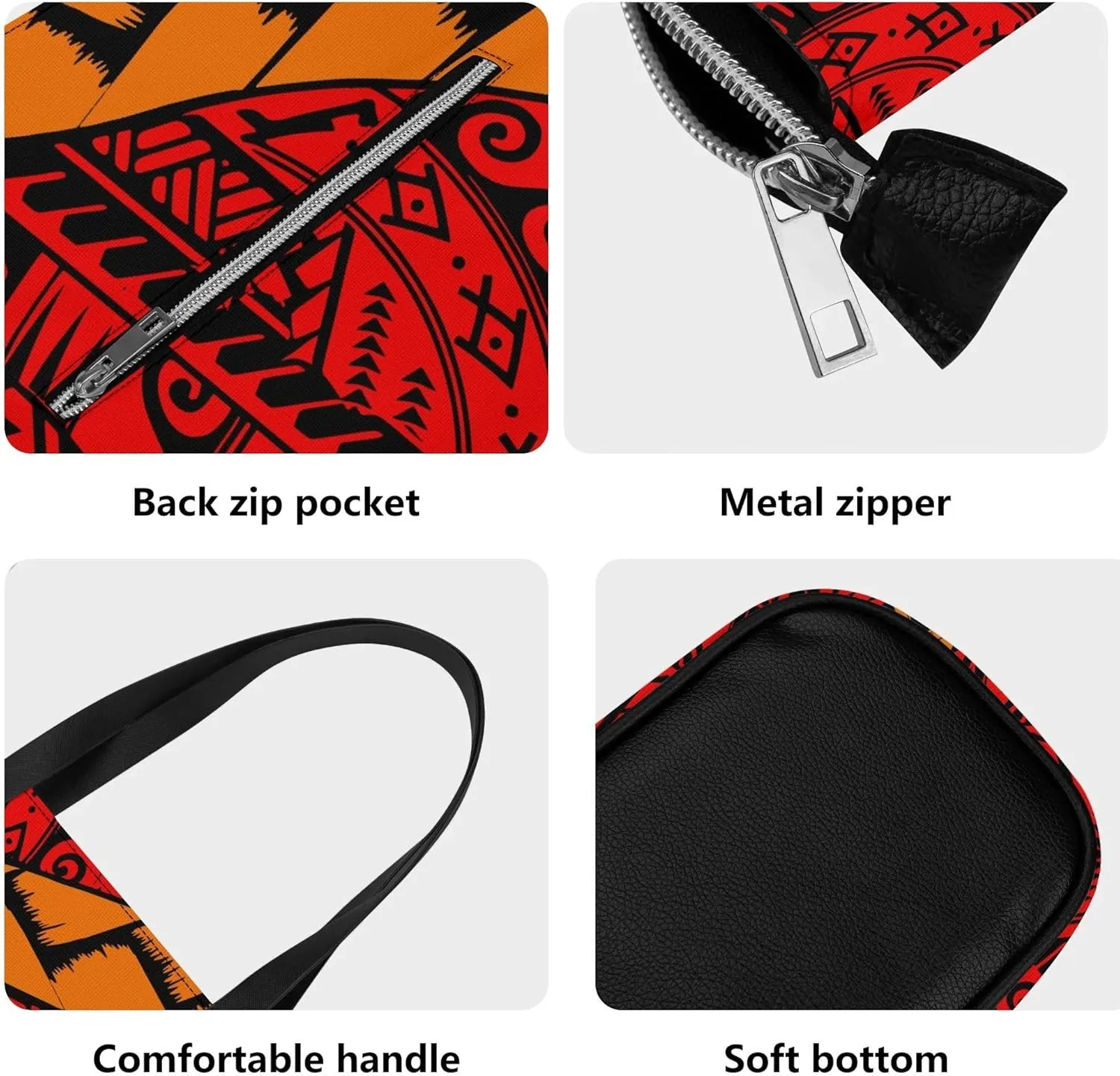 2 Piece Shoulder Bag & Purse Samoa Tribal Print Custom Women'S Tote Polynesian Women'S Bag
