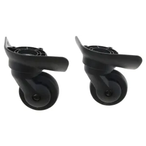 2 Pieces Luggage Mute Wheel Universal 360 Degree Swivel Casters Replacement for Suitcase Travel Bag