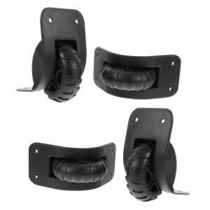 2Pairs Luggage Wheels Replacement for Suitcase Repair Material Wear Resistant Easy to Use for Trolley Cases Bags