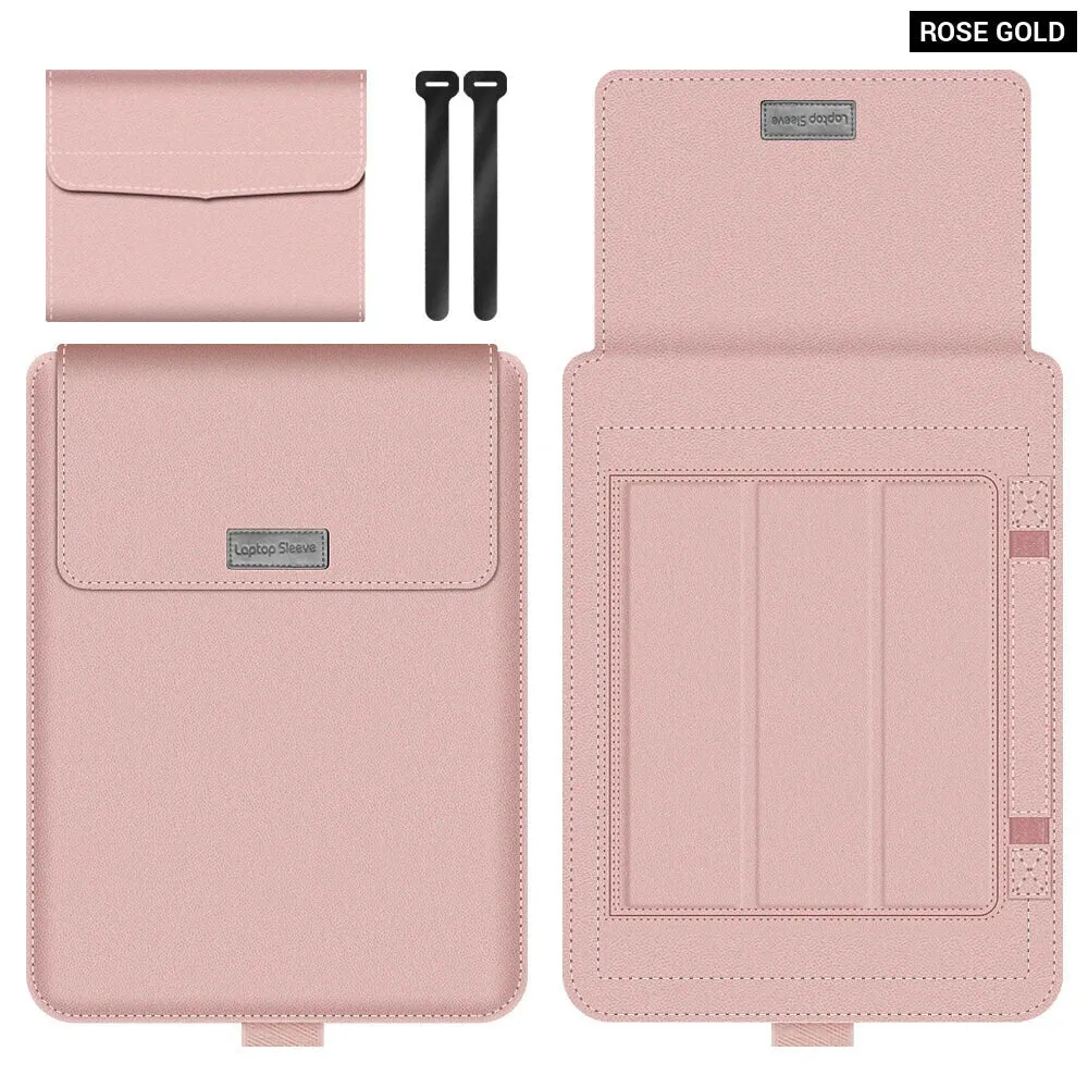 2pcs Laptop Sleeve Case for Hp Dell Zenbook Macbook Air Pro 13 15.6 Inch Shockproof Notebook Bag
