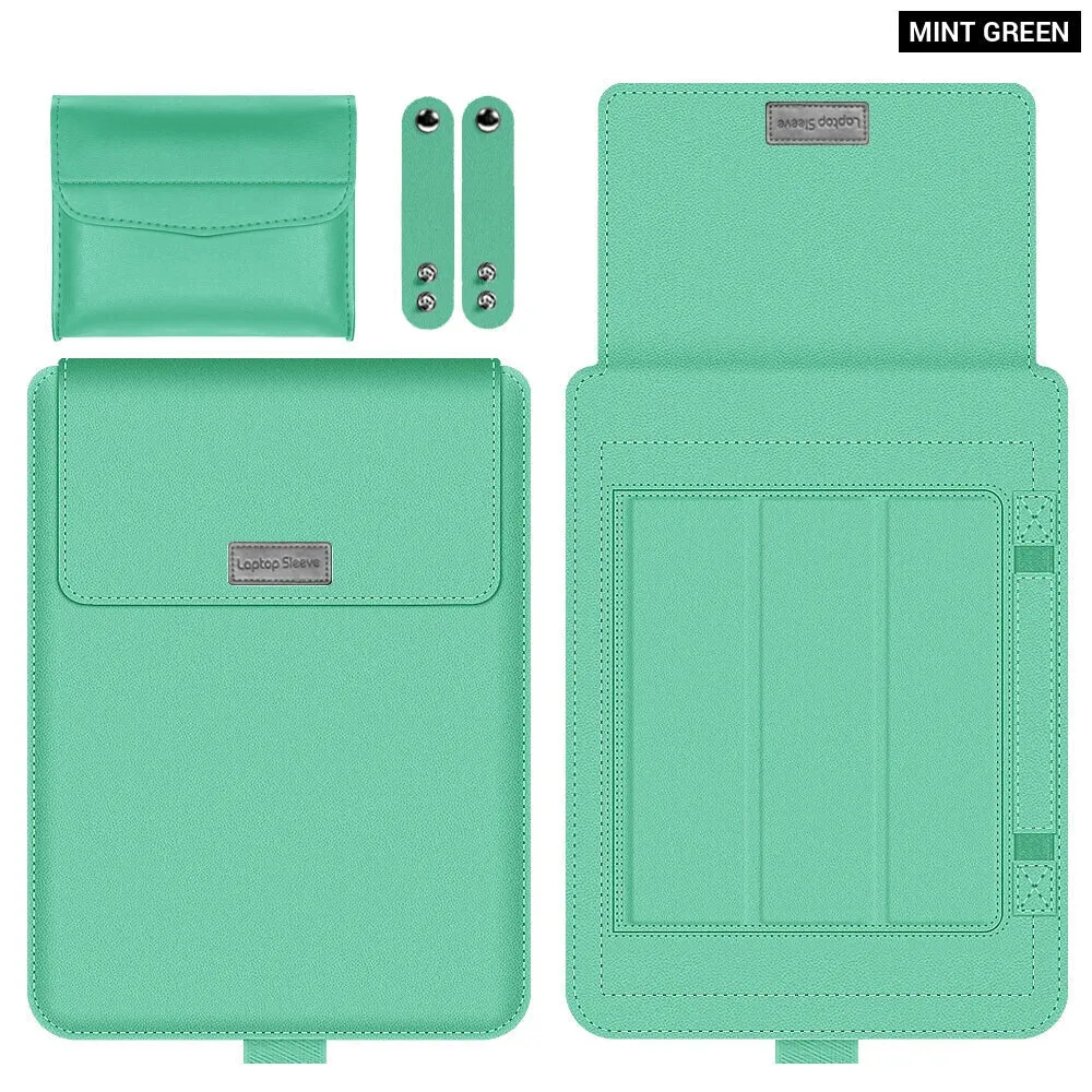 2pcs Laptop Sleeve Case for Hp Dell Zenbook Macbook Air Pro 13 15.6 Inch Shockproof Notebook Bag