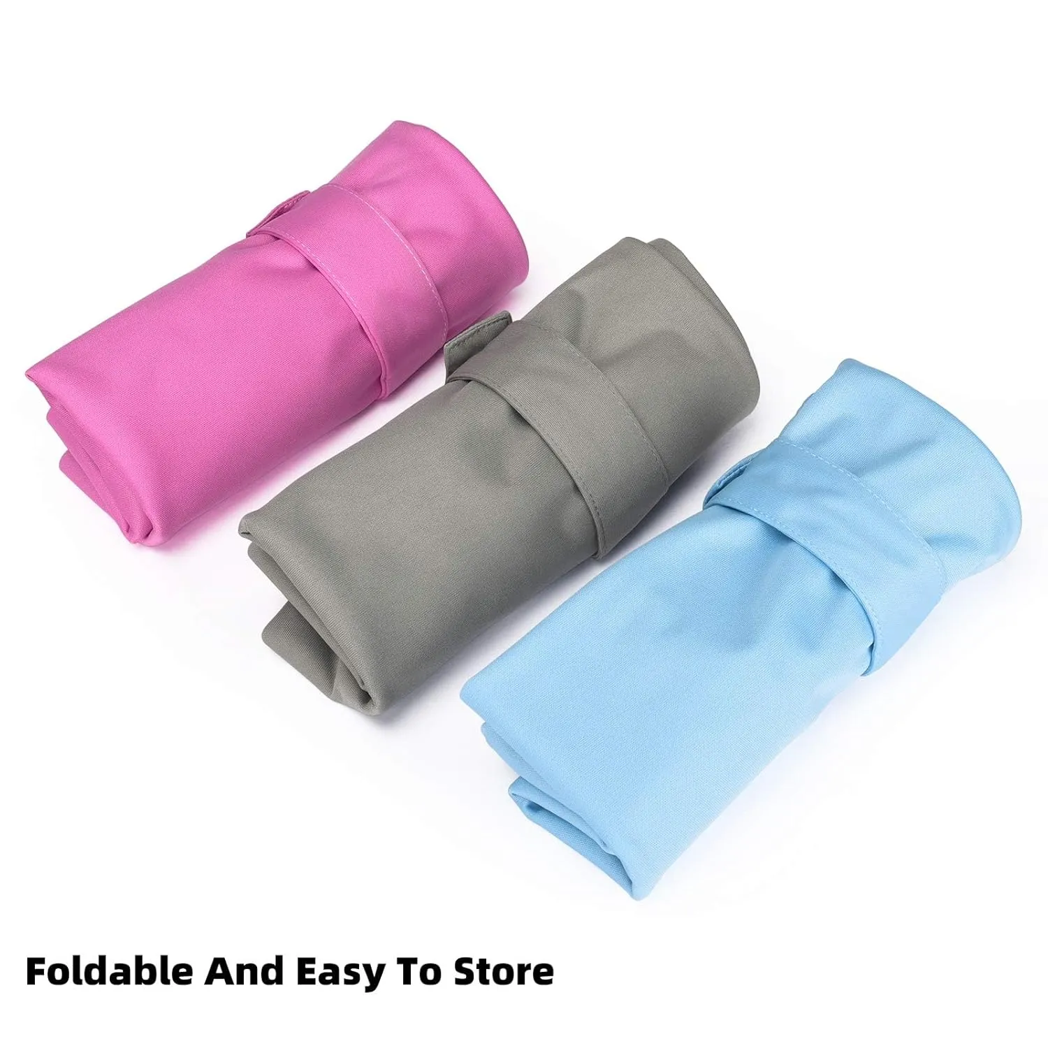 3 Pack Wet Dry Bags for Baby Cloth Diapers,Washable Travel Bags,Beach,Pool,Gym Bag for Swimsuit/Wet Clothes with 2 Pockets (11" x 14.3")-Pink,Grey,Blue