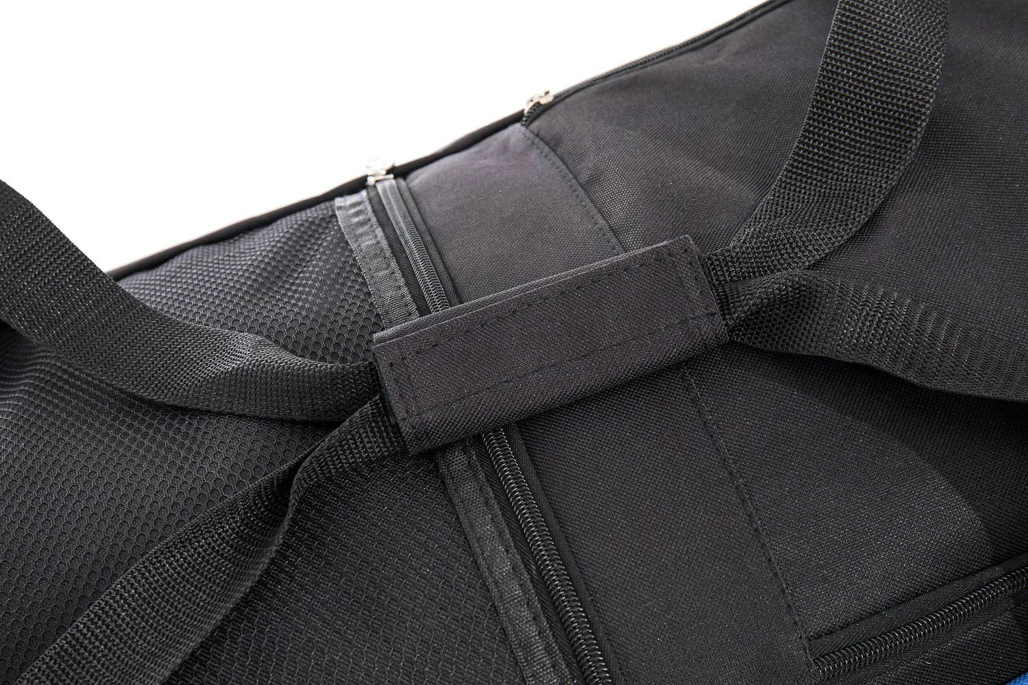 36" XL Wheeled Holdall Black With Blue