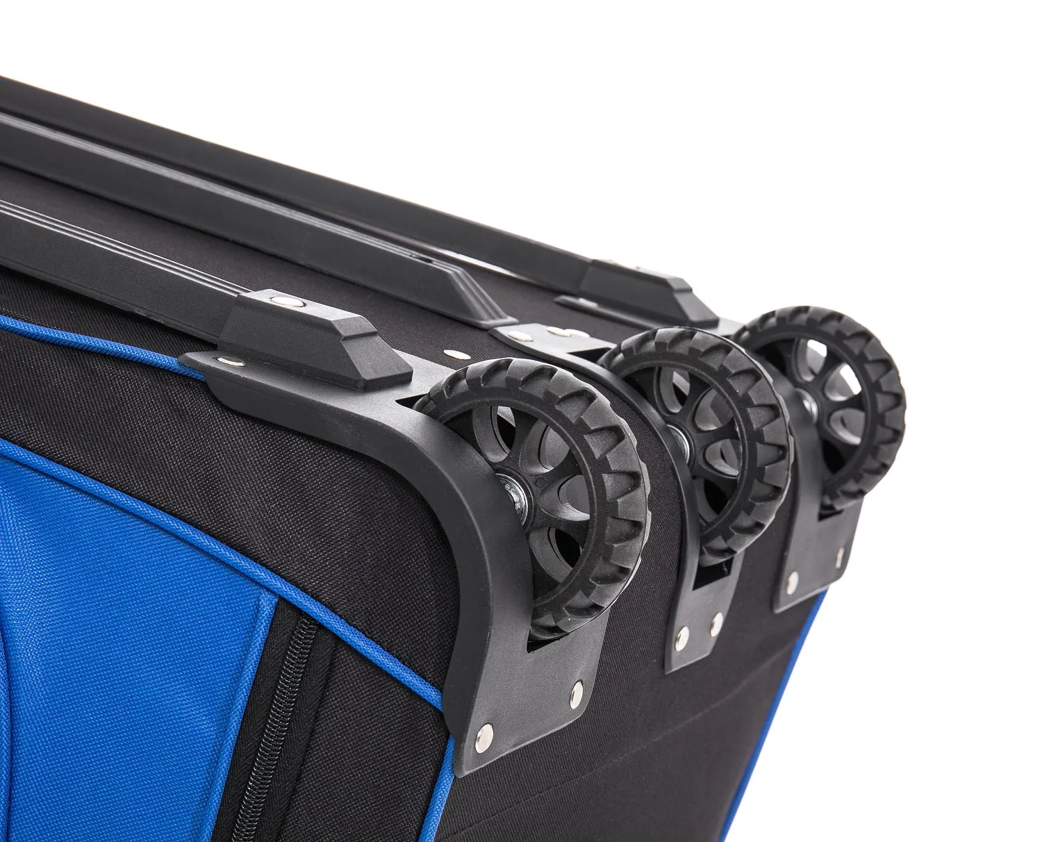 36" XL Wheeled Holdall Black With Blue