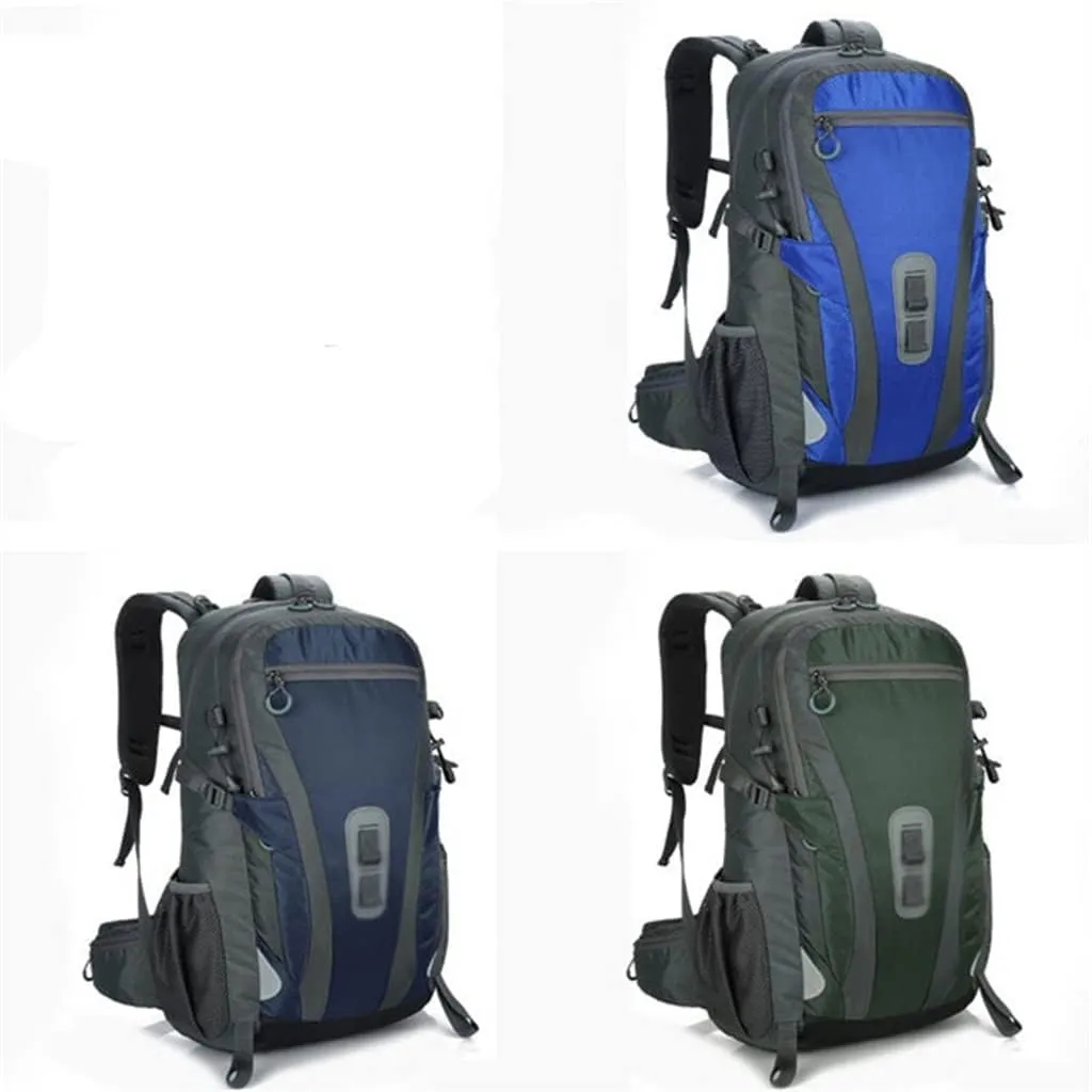 40L Outdoor Travel Bag Travel Backpack Large Capacity Sports Men's Backpack Hiking Camping Bag (D,57 * 32 * 20cm)