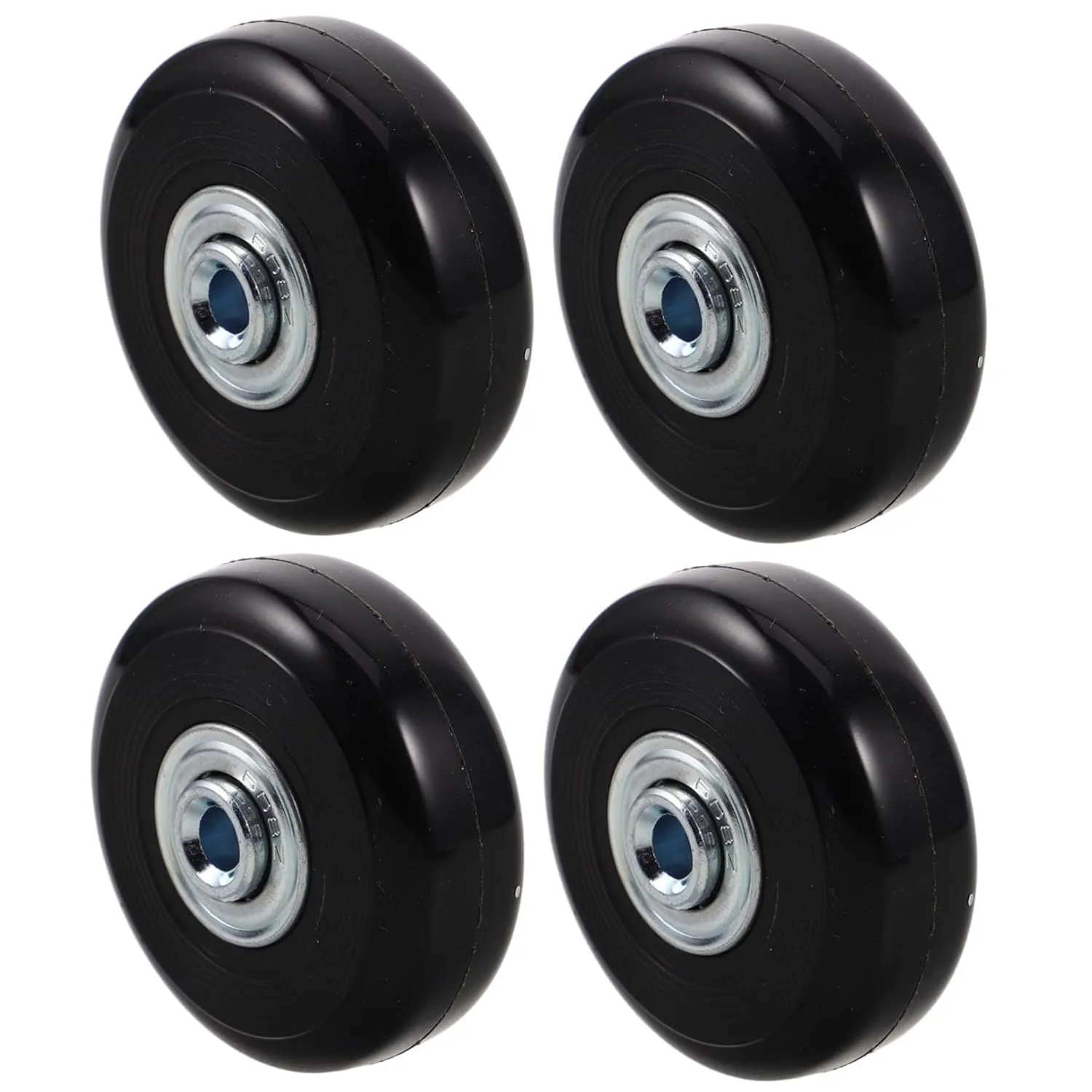 4pcs Luggage Replacement Wheels Swivel Casters for Suitcases Quiet Rolling Casters with Bearings Effortless Steering for Travel Bags and Trolley Cases