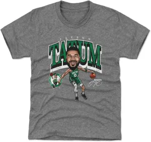 500 LEVEL Jayson Tatum Boston Celtics Youth Shirt - Jayson Tatum Boston Celtics Cartoon
