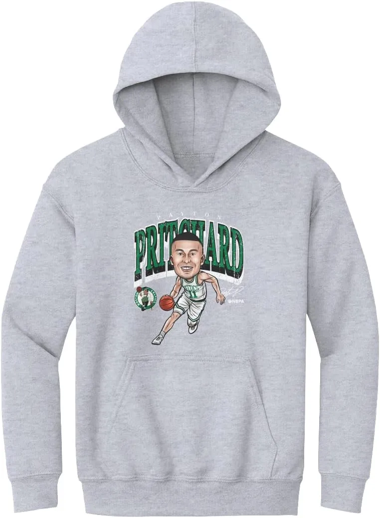 500 LEVEL Payton Pritchard Boston Celtics Youth Hoodie Sweatshirt - Payton Pritchard Boston Celtics Cartoon