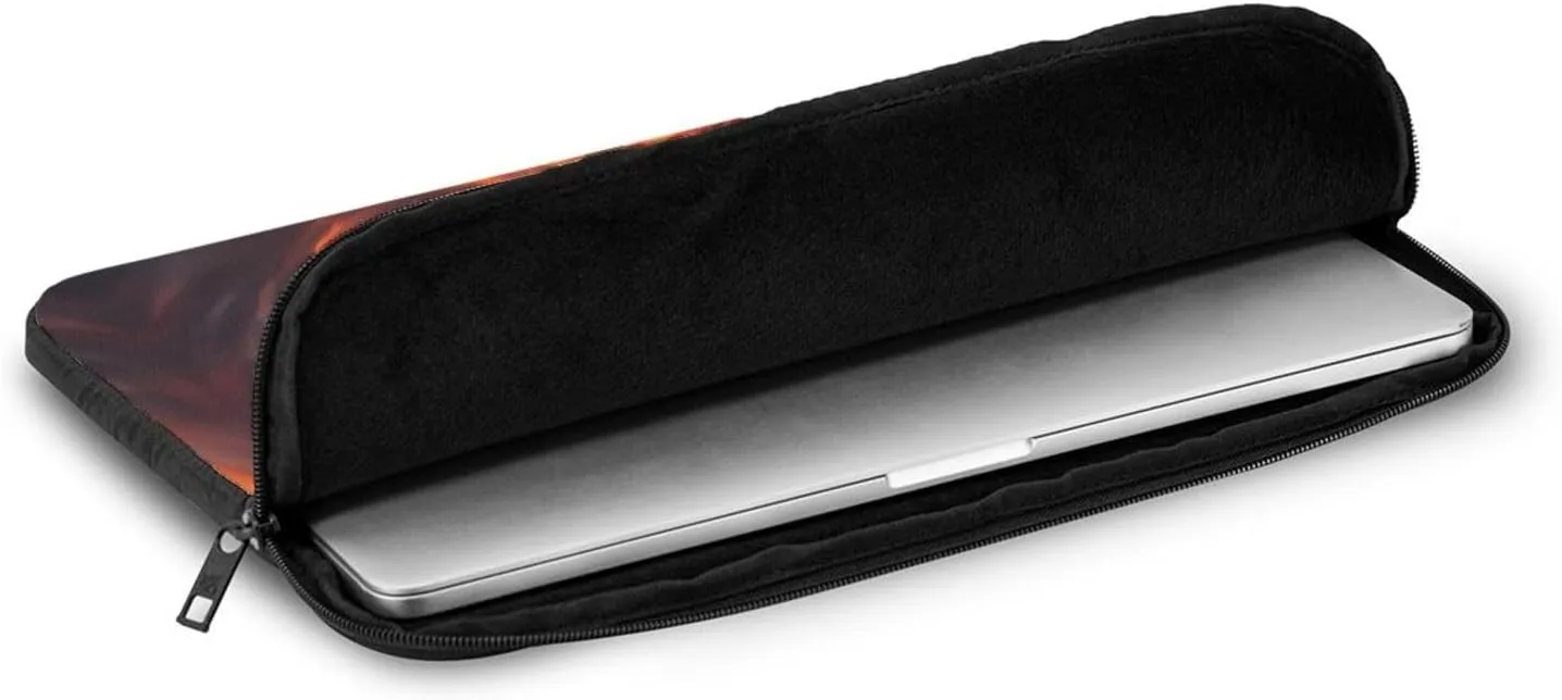 A Lovely Phoenix Pattern Shockproof Portable Laptop 13 inch Sleeve Bag for Men and Women - Ideal for Business Travel, School, and Daily Use