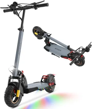 A1 Electric Scooter Adults, 20 Mi Long Range & 28 MPH, 800W Max Motor Power e-Scooter for Adults, 10'' Pneumatic Tires, Foldable Commuter eScooter