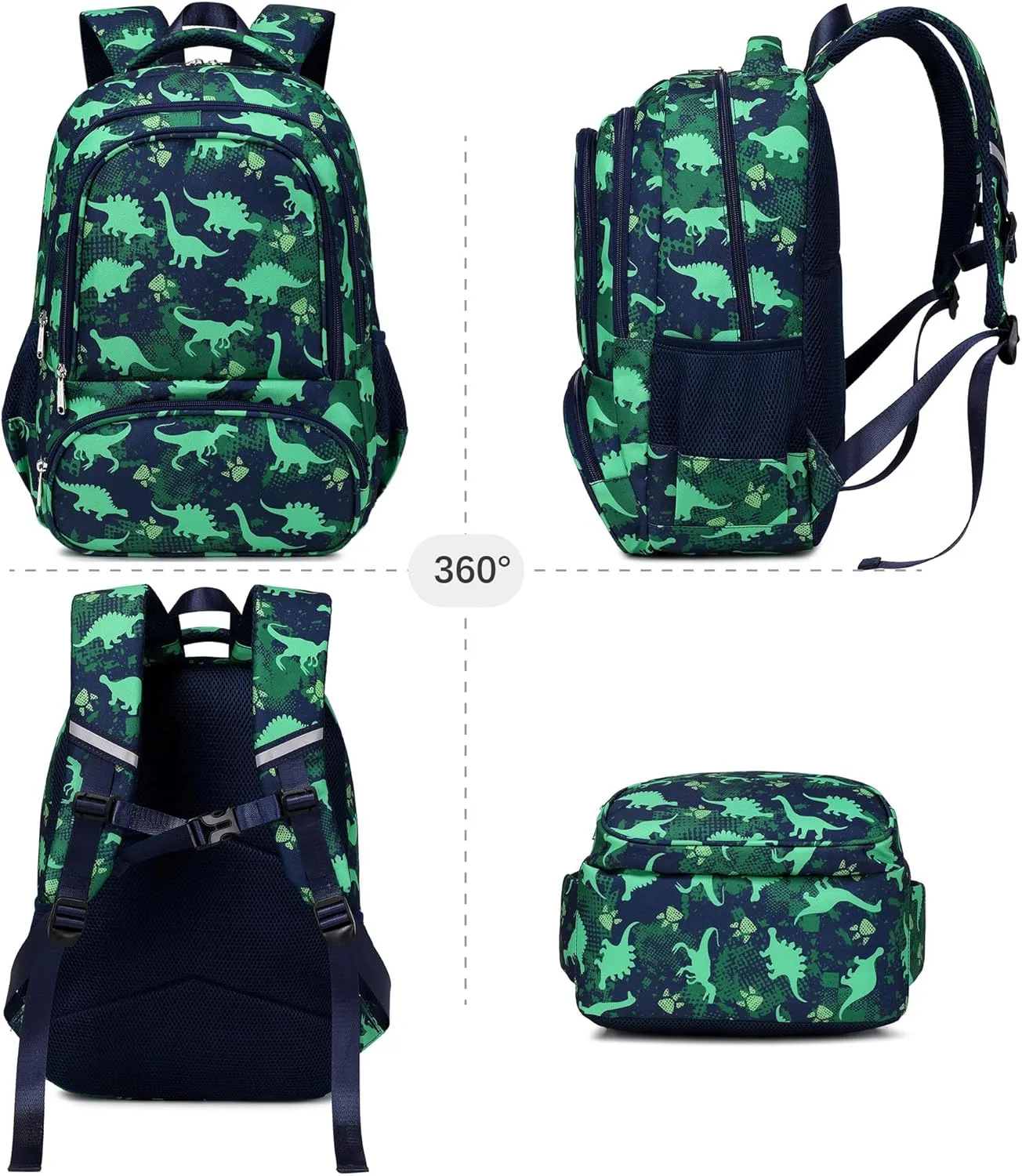 abshoo Dinosaur Kids Backpack For School Boys Elementary Kindergarten Bookbag Lightweight School Bags (Dinosaur)