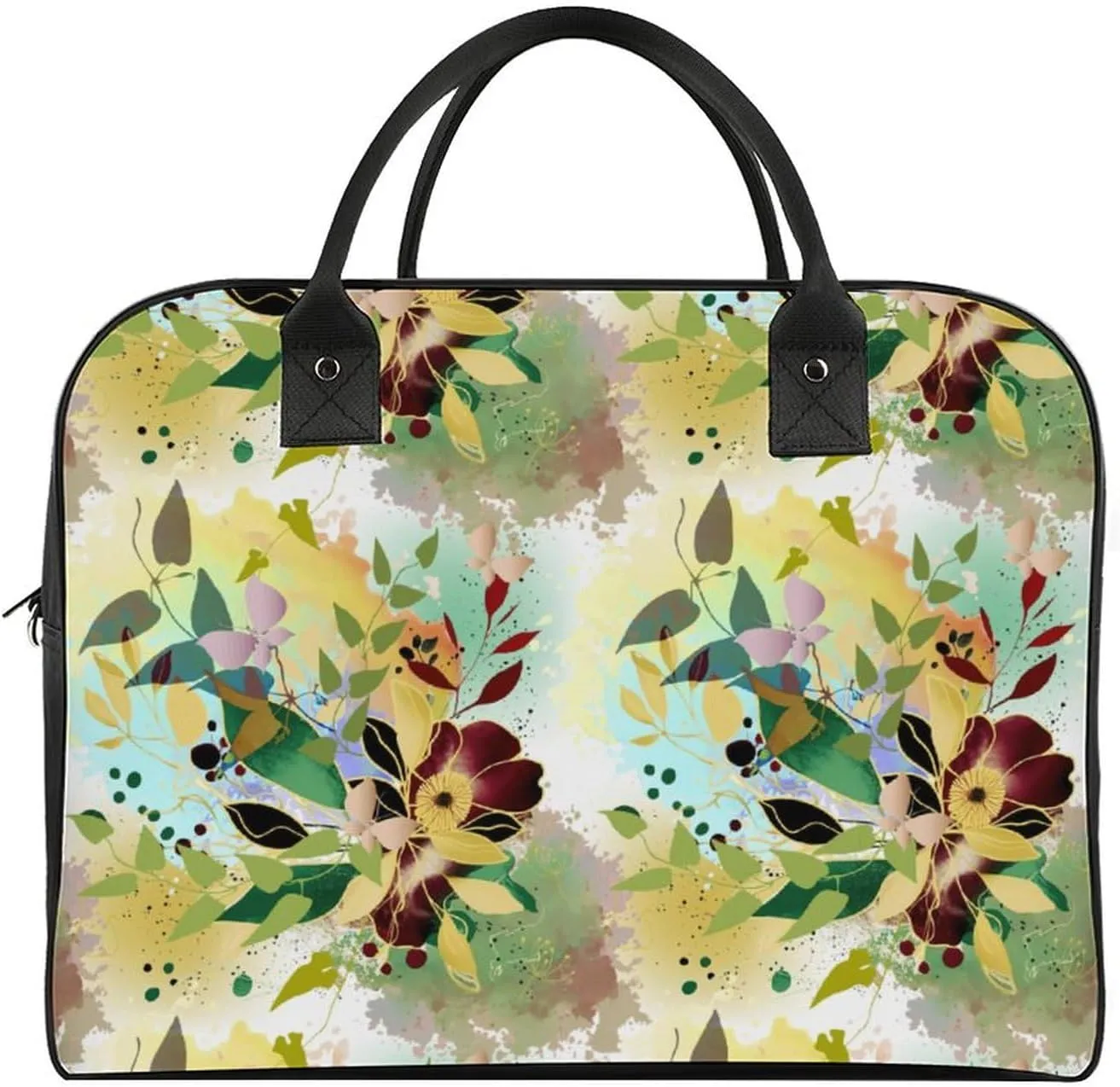 Adult Crossbody Nylon Oriental Cherry Novelty Handbag for Traveling 13" X 19" X 8"