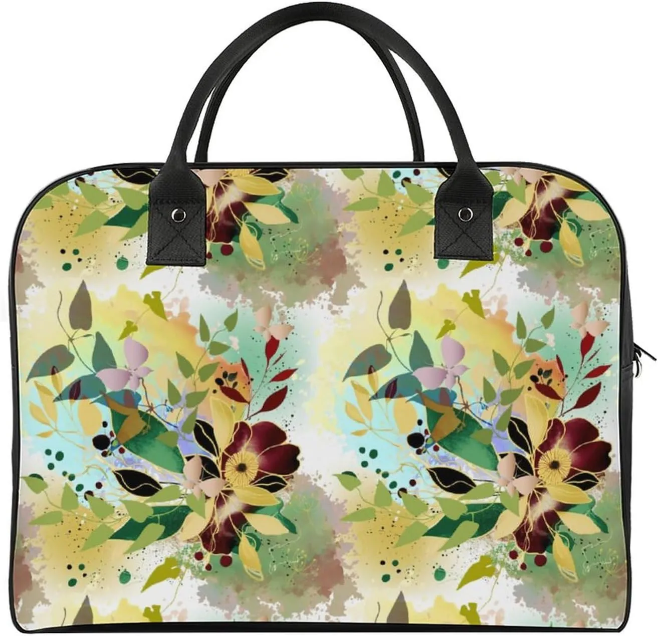 Adult Crossbody Nylon Oriental Cherry Novelty Handbag for Traveling 13" X 19" X 8"