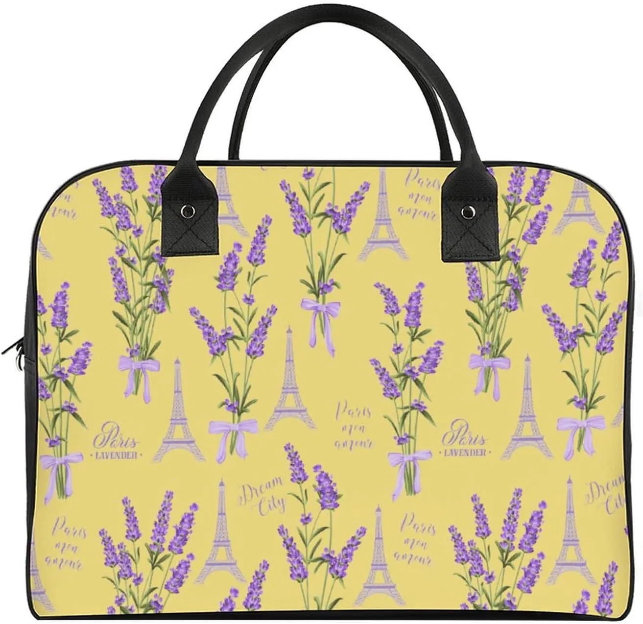 Adult High-capacity Nylon Berries Patterns Simple Handbag for Touring 13" X 19" X 8"