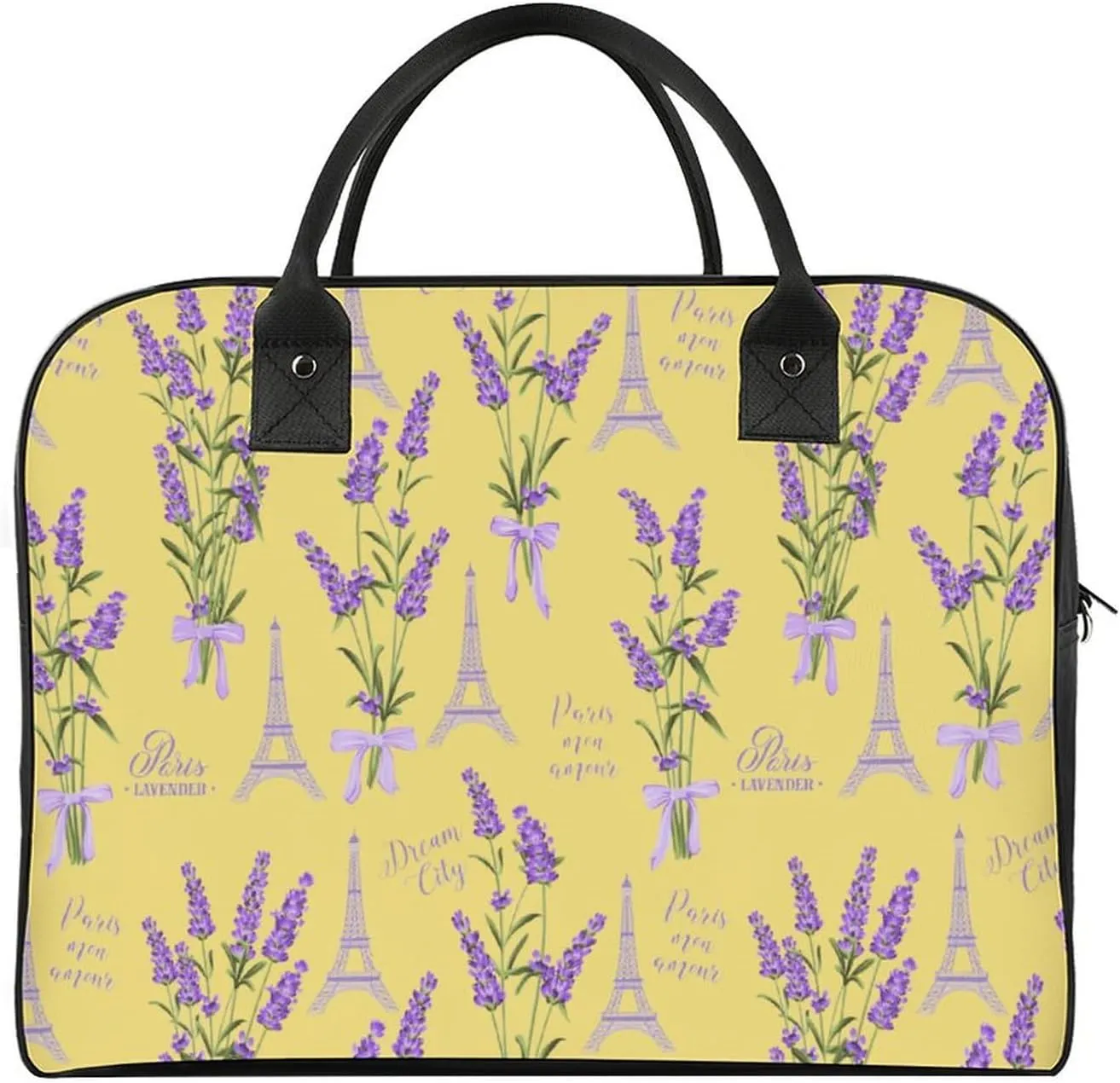 Adult High-capacity Nylon Berries Patterns Simple Handbag for Touring 13" X 19" X 8"