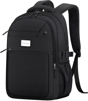 Aesthetic Backpack for School Cute Laptop Black Backpack Teens Girls Travel Casaul Daypack Lightweight Book Bags