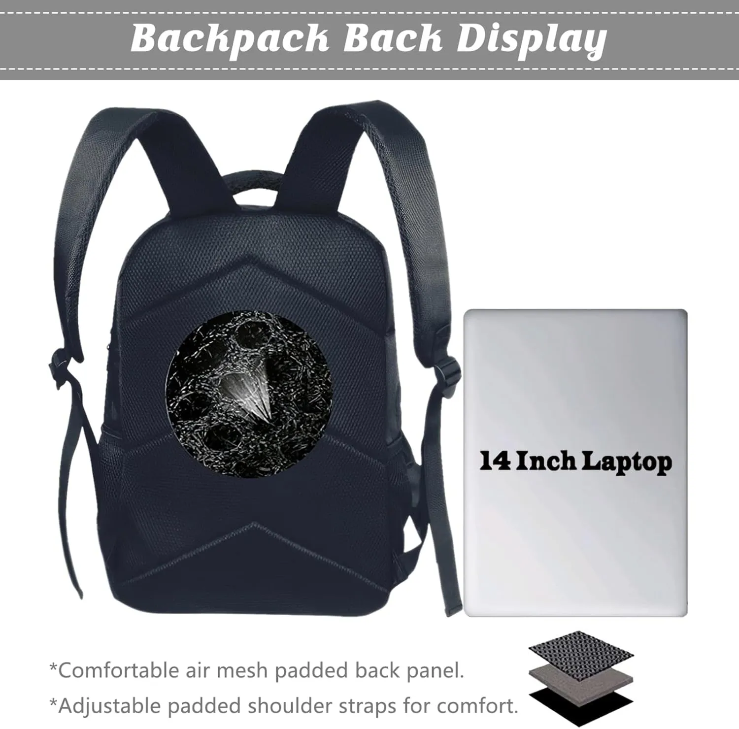 African American Backpack Afro Black Girl Schoolbag with Lunch Box Bag Pencil Bag 3pcs Bookbag Sets for Kids