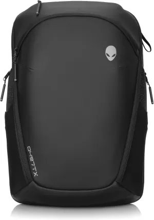 Alienware 17-inch Laptop Horizon Travel Backpack, Weather Resistant, Shockproof, Anti-Scratch Interior Design, TSA-Friendly for Travel, Work, Leisure for Men and Women - Galaxy Weave Black