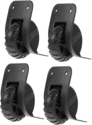 Alipis 1set Suitcase Repair Wheels for Luggage Accessories Easy Installation Single Side Wheels Wear Resistant Replacement Caster for Travel Suitcases and Cloth Bags 2pairs