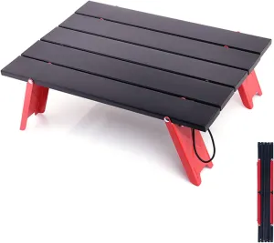 Aluminum Alloy Outdoor Folding Table Camping Mini Portable Foldable Table for Picnic BBQ Tours Ultra Light Folding Computer Desk