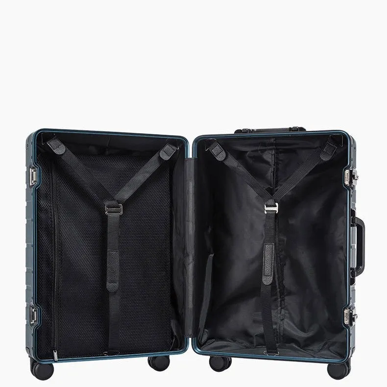 Aluminum Magnesium Alloy Trolley Case Universal Wheel