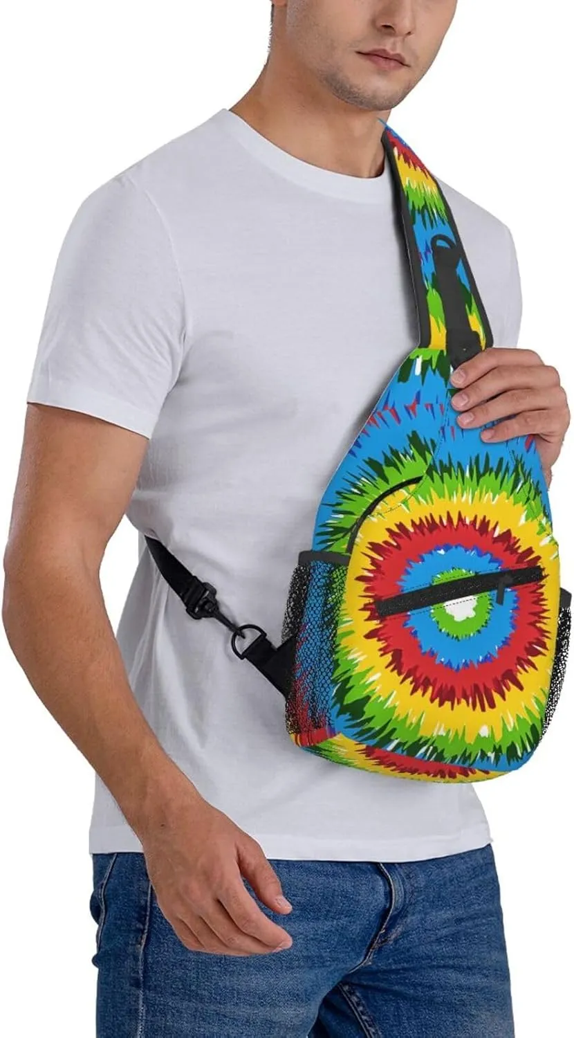 America Independence Day 1776 Crossbody Bag Adjustable Sling Bag Casual Chest Bags Travel Shoulder Backpack