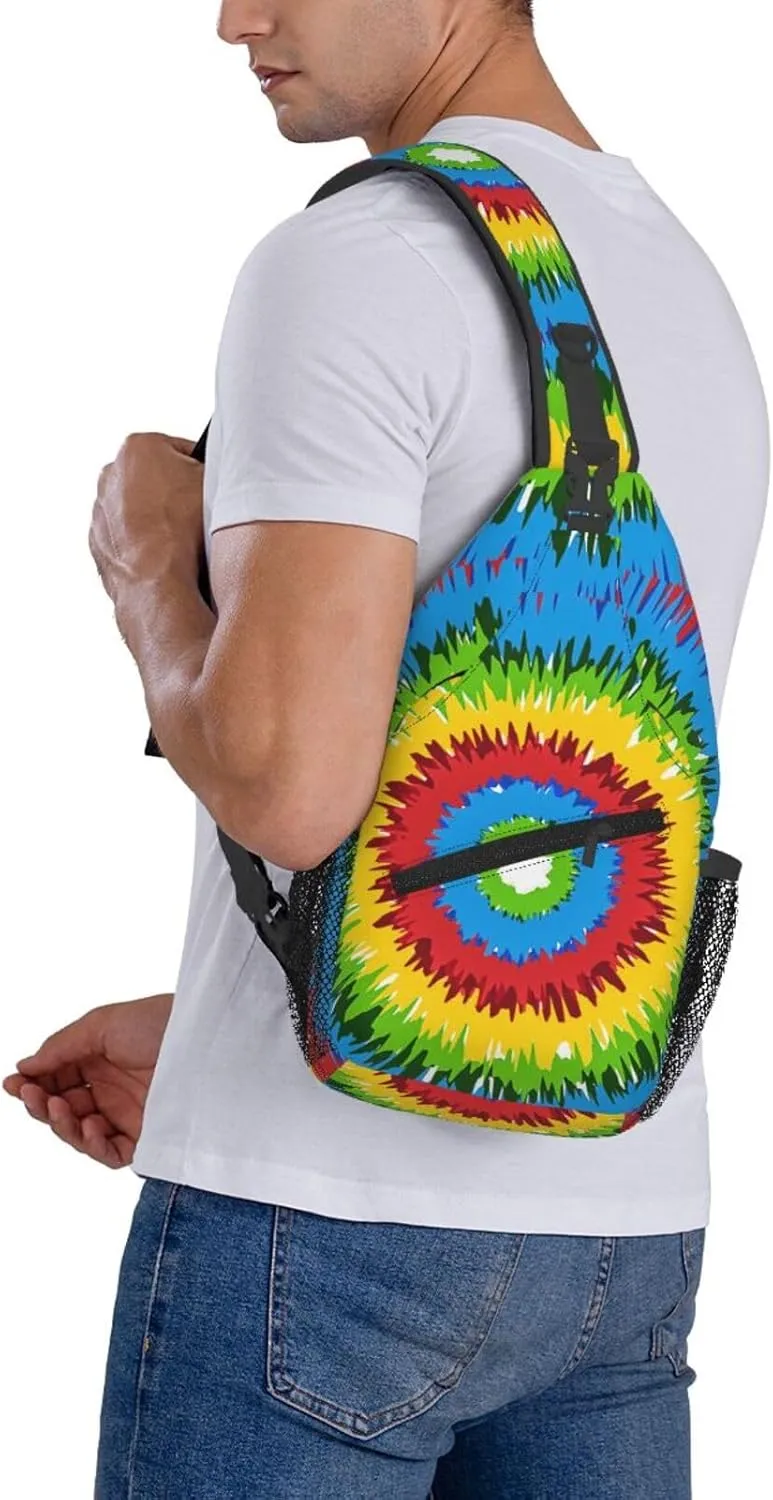 America Independence Day 1776 Crossbody Bag Adjustable Sling Bag Casual Chest Bags Travel Shoulder Backpack