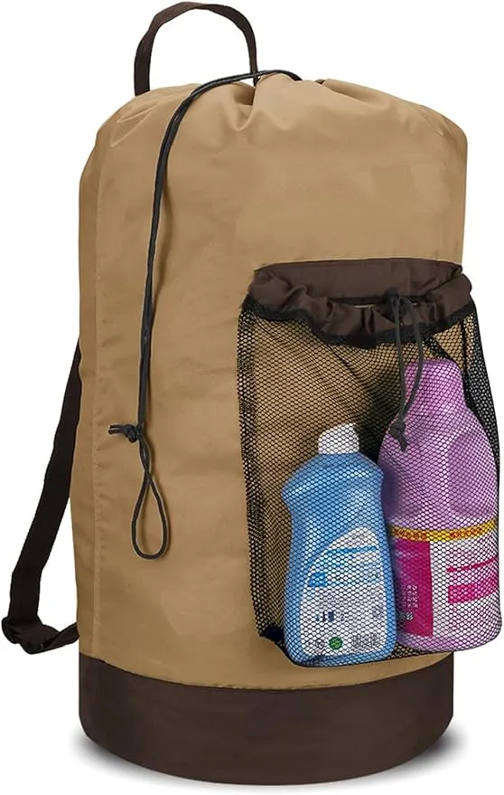 American Drawstring Laundry Backpack
