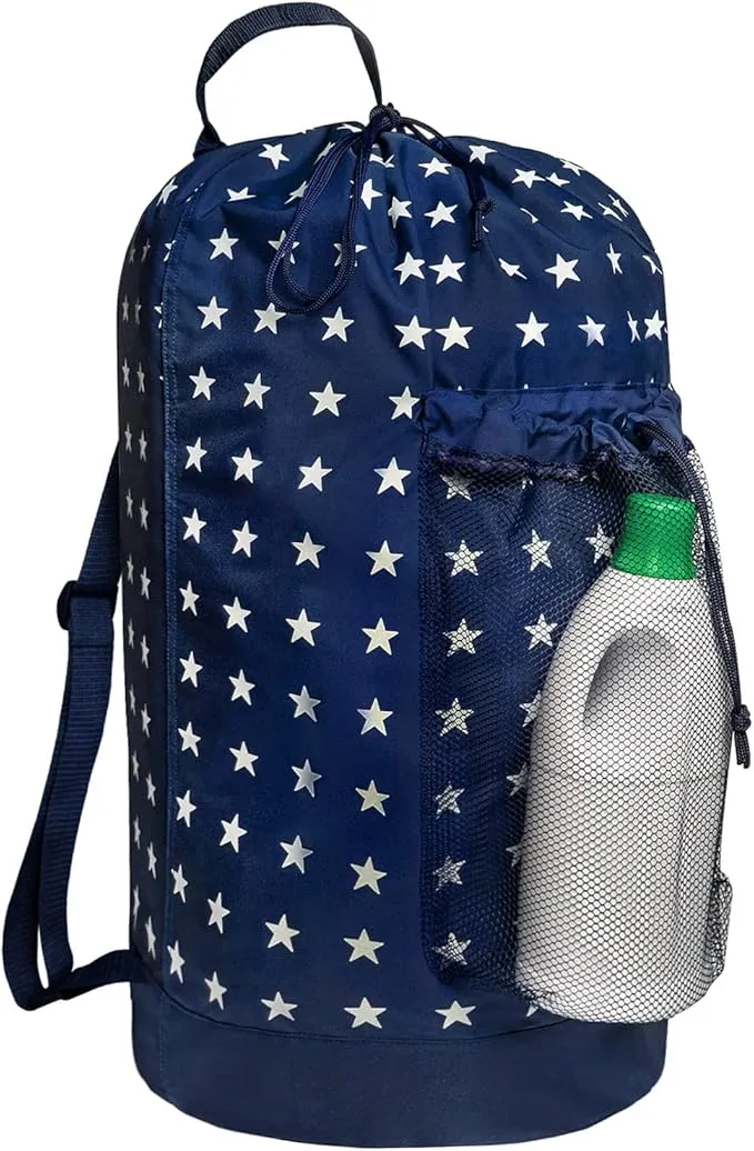 American Drawstring Laundry Backpack