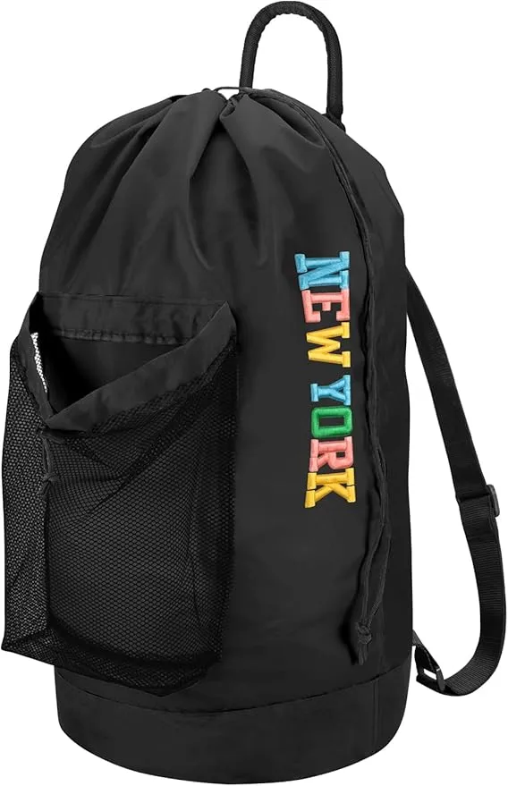 American Drawstring Laundry Backpack