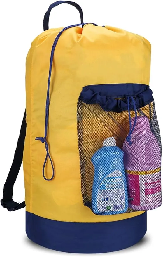 American Drawstring Laundry Backpack