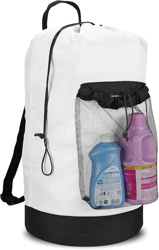American Drawstring Laundry Backpack