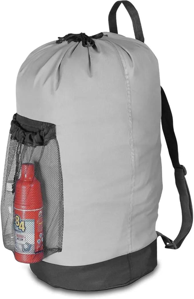 American Drawstring Laundry Backpack