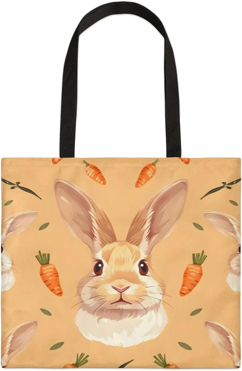 Animal Chicken Flowers Canvas Tote Bag for Women Men Stylish Tote Handbag Shoulder Bag Reusable Grocery Bag