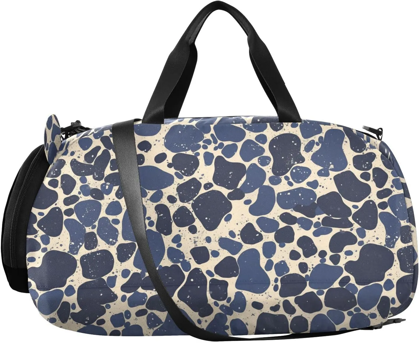 Animal Print Style Mediumslateblue Small Purse Crossbody with Shoes Compartment Practical Women's Shoulder Handbags for Take a walk