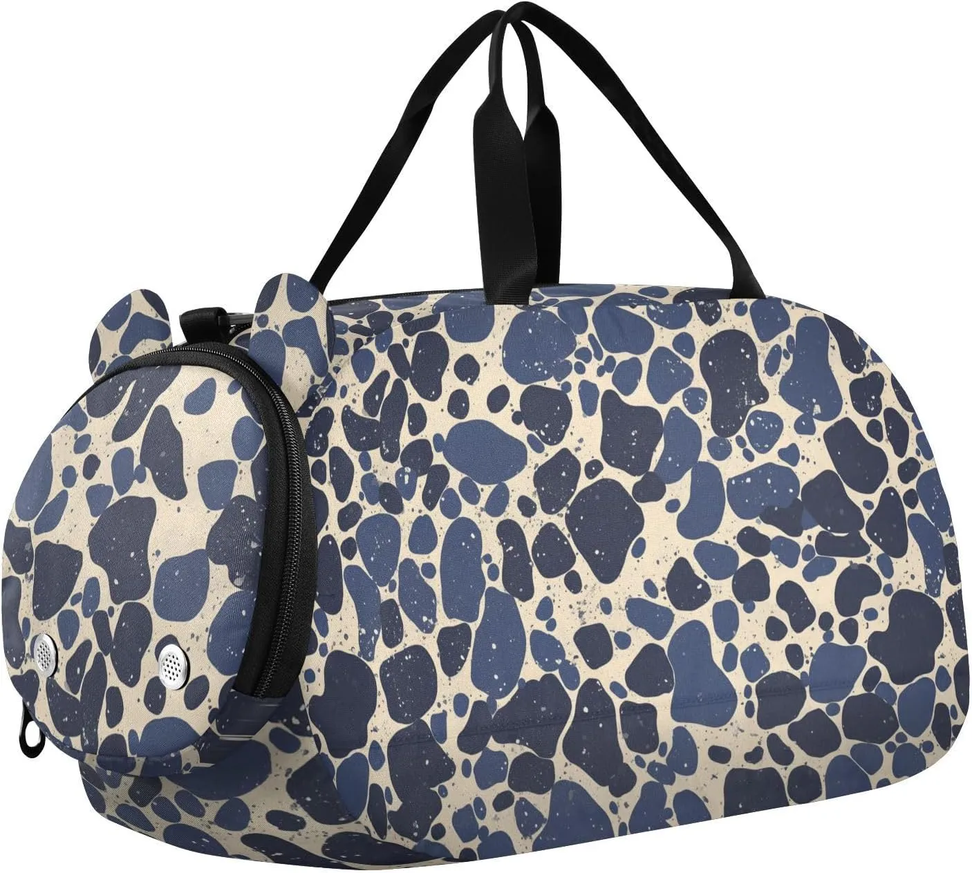 Animal Print Style Mediumslateblue Small Purse Crossbody with Shoes Compartment Practical Women's Shoulder Handbags for Take a walk
