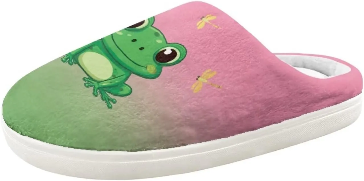 Animals Children's Plush Slippers Non-Slip for Little Kids Girls Boys Warm Flannel Fuzzy Comfy Cute Indoor Outdoor Washable Winter Shoes Size 9-15