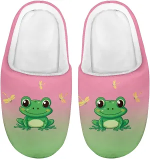 Animals Children's Plush Slippers Non-Slip for Little Kids Girls Boys Warm Flannel Fuzzy Comfy Cute Indoor Outdoor Washable Winter Shoes Size 9-15