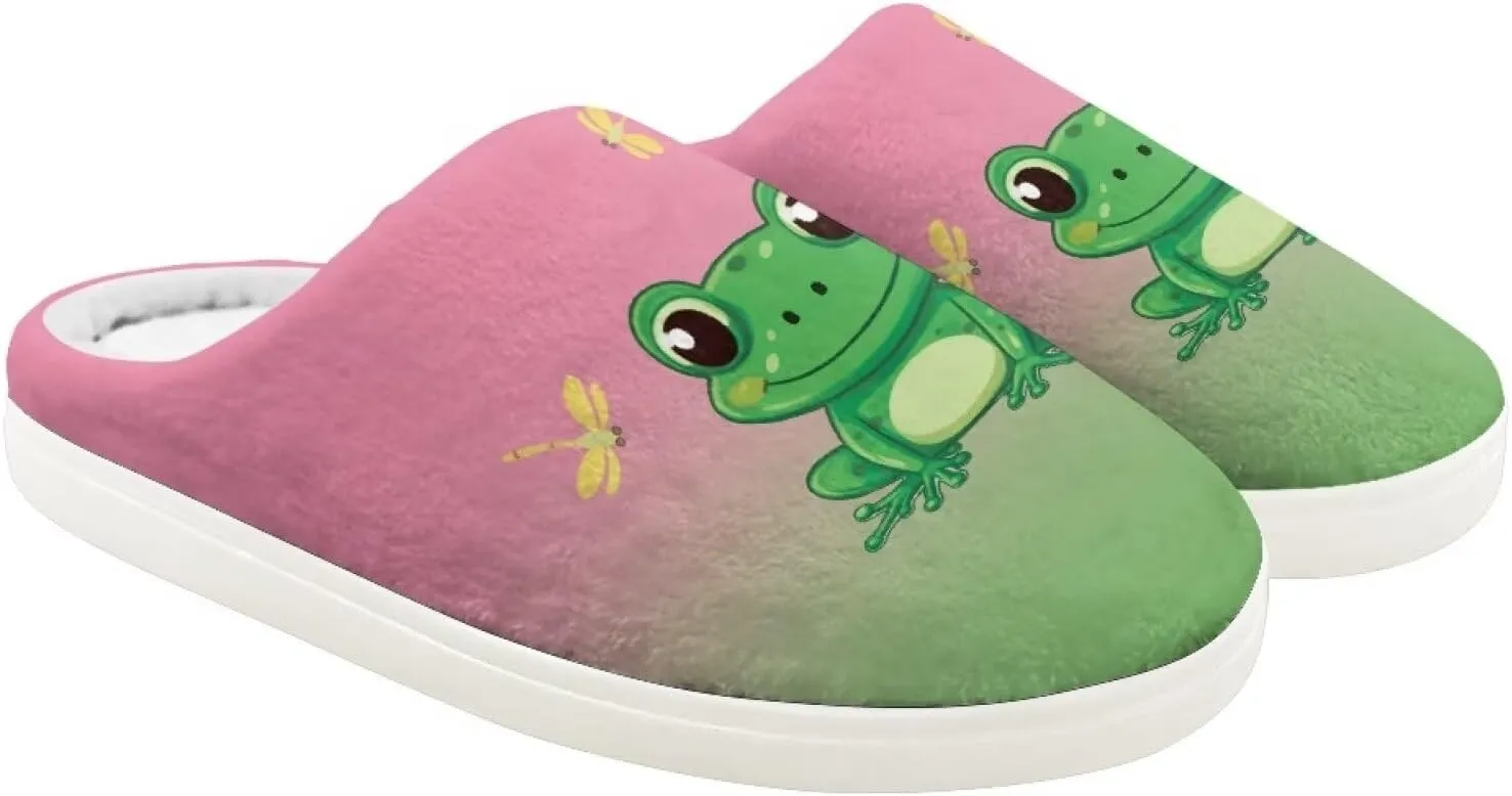 Animals Children's Plush Slippers Non-Slip for Little Kids Girls Boys Warm Flannel Fuzzy Comfy Cute Indoor Outdoor Washable Winter Shoes Size 9-15
