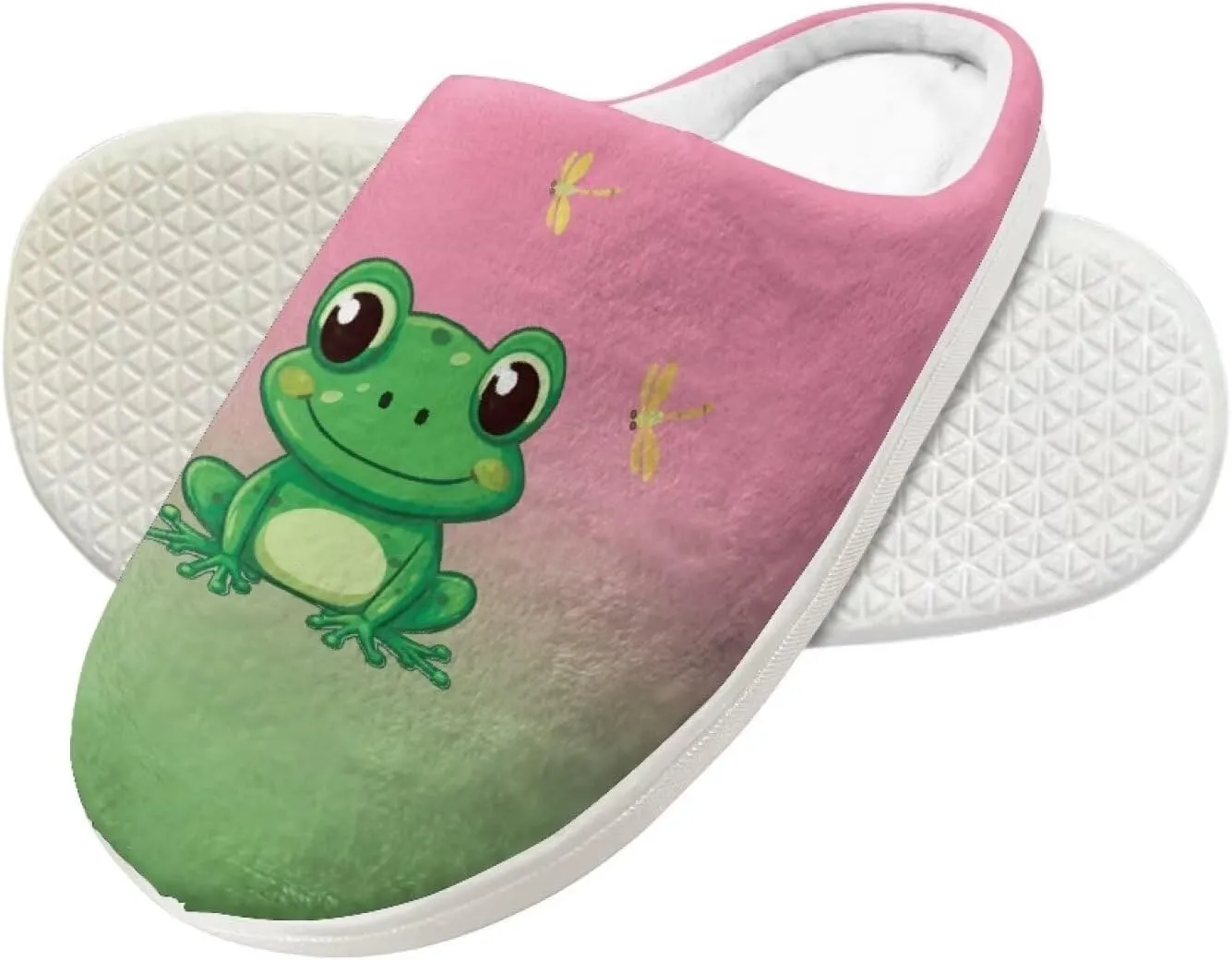Animals Children's Plush Slippers Non-Slip for Little Kids Girls Boys Warm Flannel Fuzzy Comfy Cute Indoor Outdoor Washable Winter Shoes Size 9-15