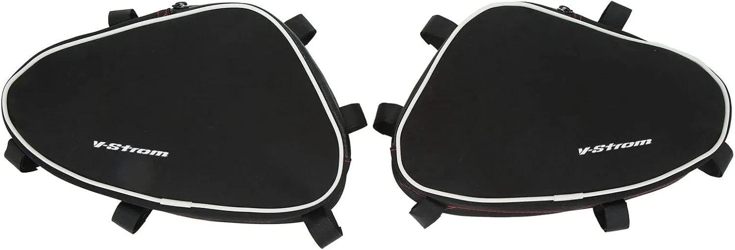 aqxreight Bumper Frame Tool Bag,2Pcs Motorcycle Frame Crash Bars Bag Repair Tool Placement Package Replacement for V DL650 DL1000