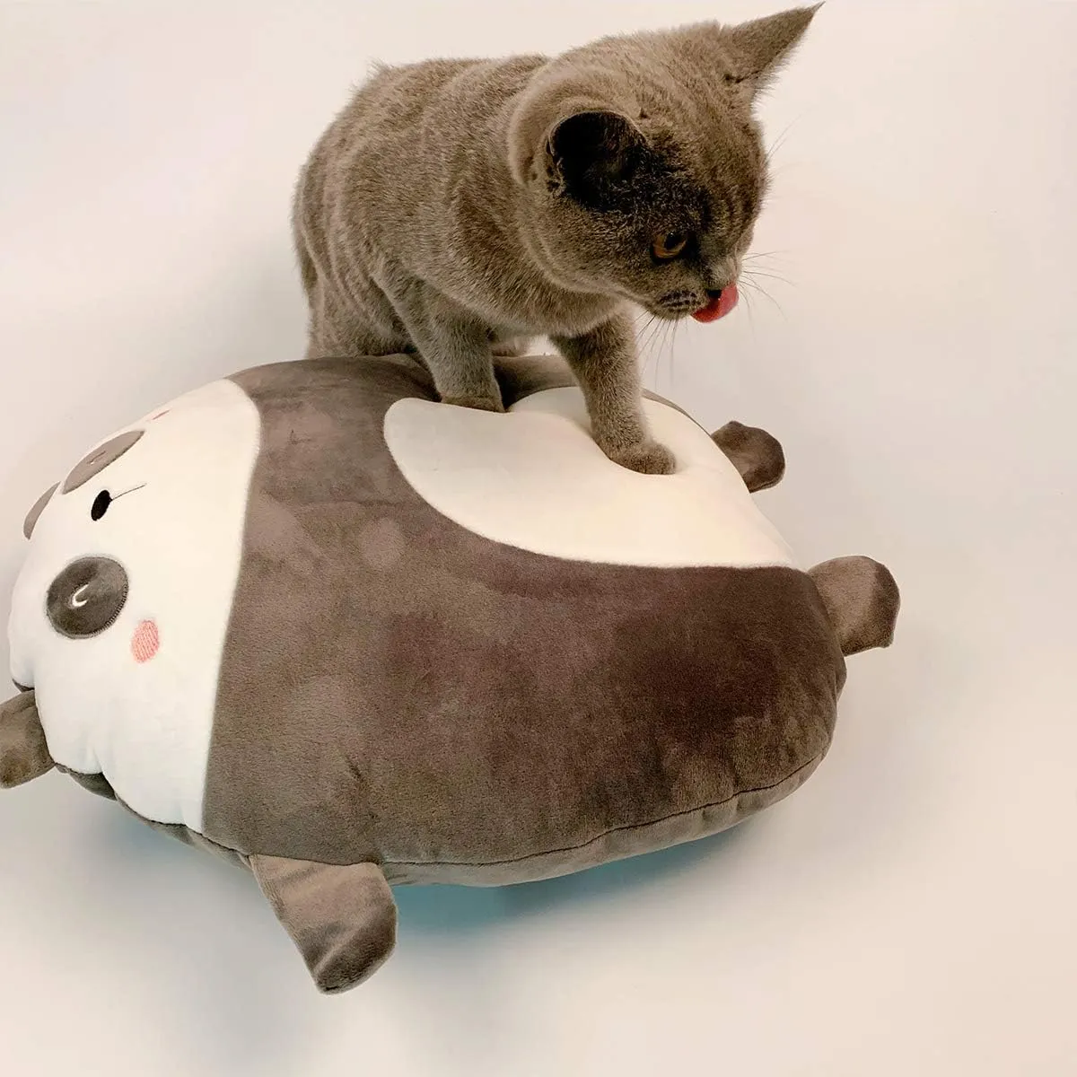 ARELUX 16 inch Soft Panda Anime Plush Pillow Cute Stuffed Animal Plush Toy Kawaii Plushies Room Decor Christmas Decorations Gifts for Women Kids Birthday