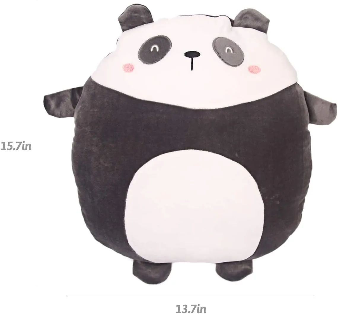 ARELUX 16 inch Soft Panda Anime Plush Pillow Cute Stuffed Animal Plush Toy Kawaii Plushies Room Decor Christmas Decorations Gifts for Women Kids Birthday