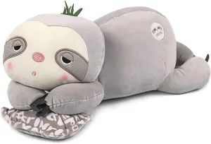 ARELUX 22in Stuffed Sloth Plush Animal Pillow,Soft Koala Plushie Hugging Pillow Doll Toy Accompany Plush for Friends Family Birthday,Suit for Sofa Chair Bed